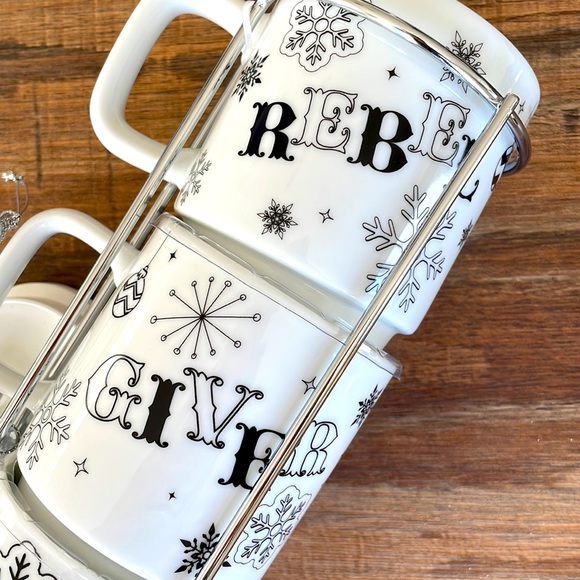 Grinch Stackable Mugs with Stand - Picture 5 of 7